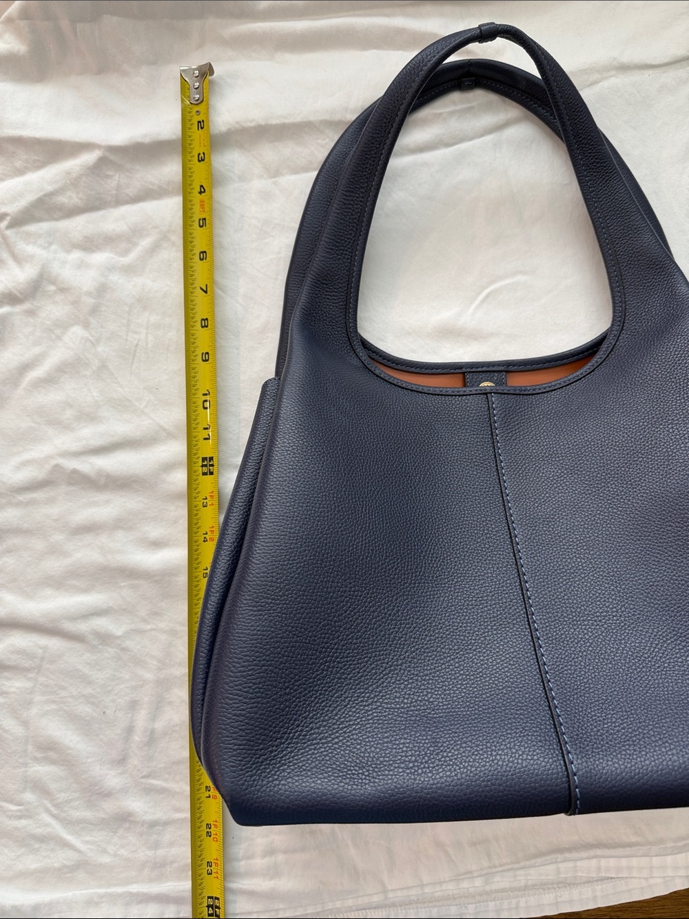 Coach Navy Blue Brooklyn Shoulder Bag 39 - Picture 10 of 10